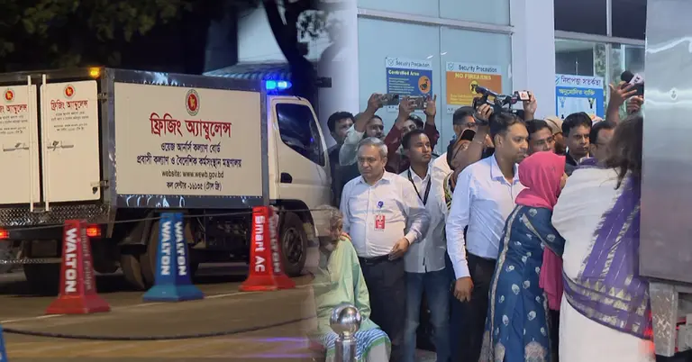 অ্যাম্বুলেন্সে নিহত দিপালীর মরদেহ